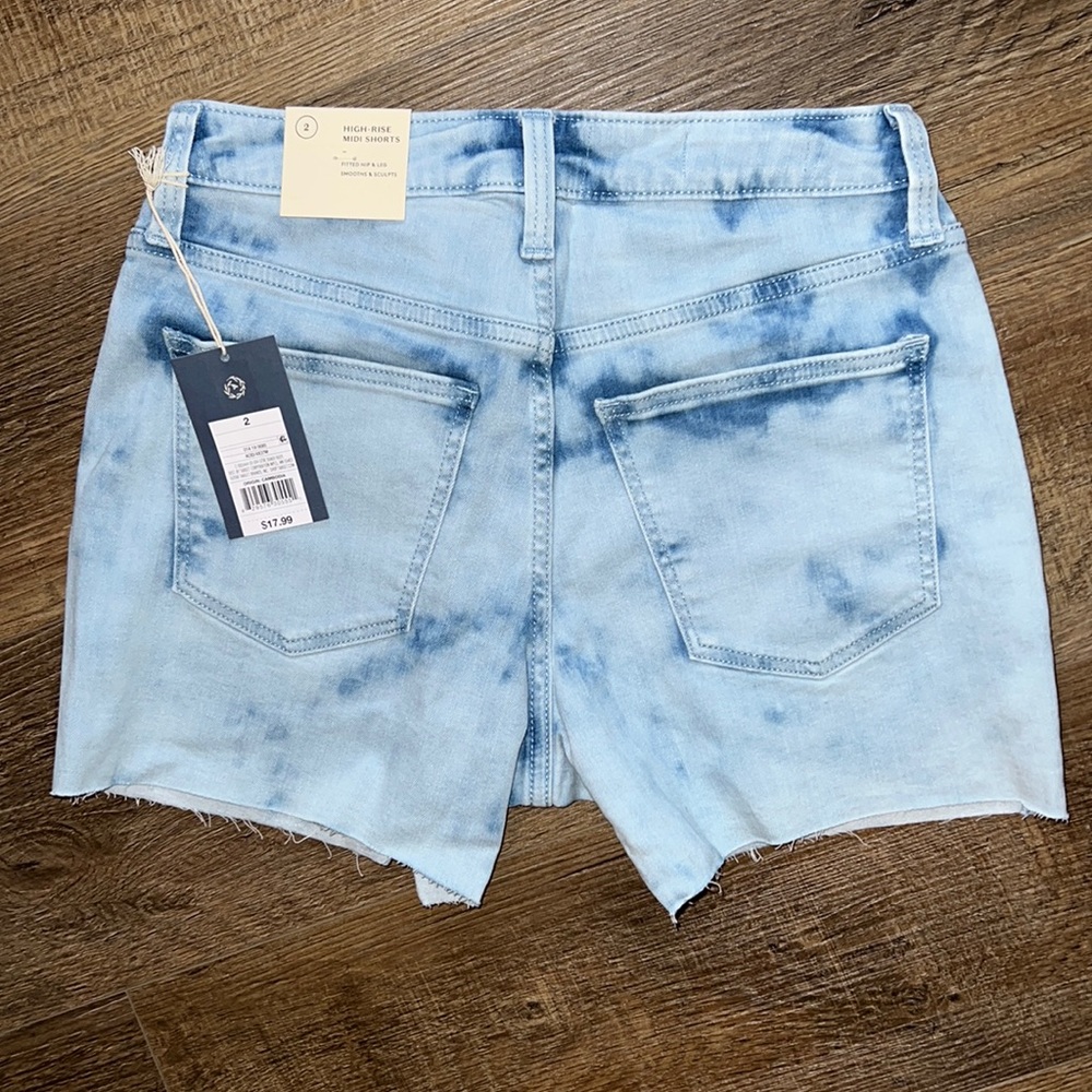 High-rise MIDI Shorts